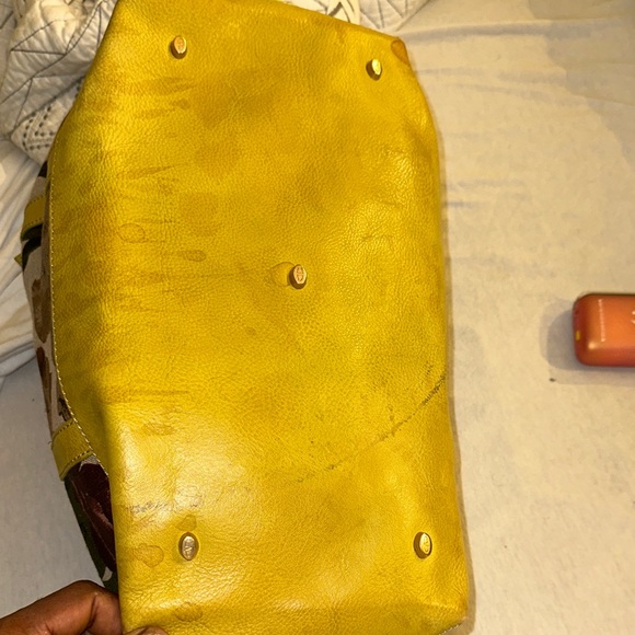 Valentino Vintage Canvas and Leater Floral Weekender tote Bag - Picture 6 of 10